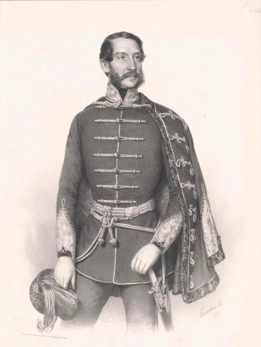 Portrait of Emanuel Heinrich Komers von Lindenbach (1810–1889) – memorial page