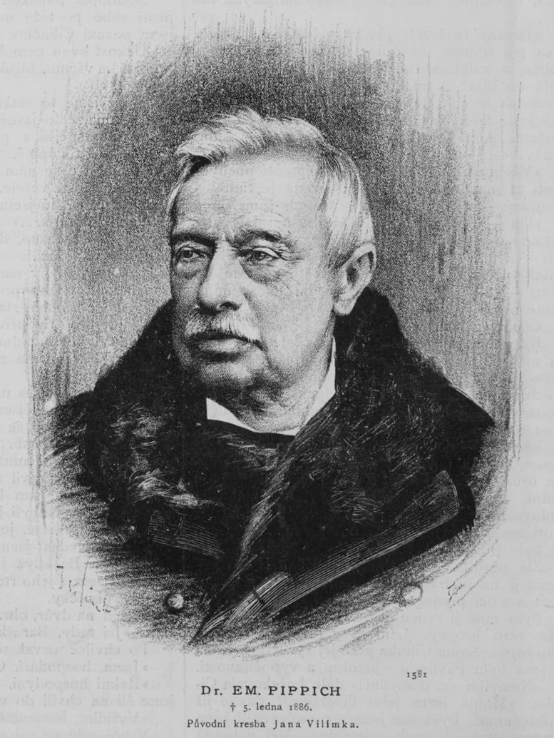 Portrait of Emanuel Pippich (1812–1886) – memorial page