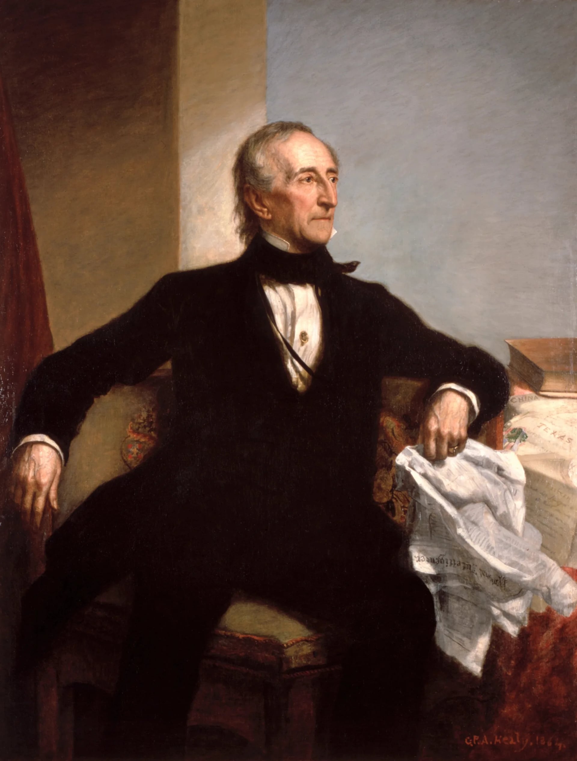 Porträt von John Tyler (1790–1862) – Gedenkseite