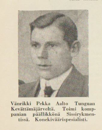 Porträt von Pekka Aalto (1897–1941) – Gedenkseite