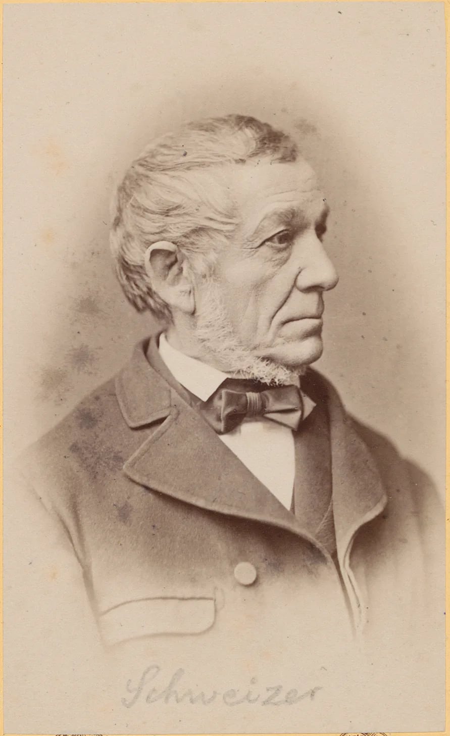 Portrait of Alexander Schweizer (1808–1888) – memorial page