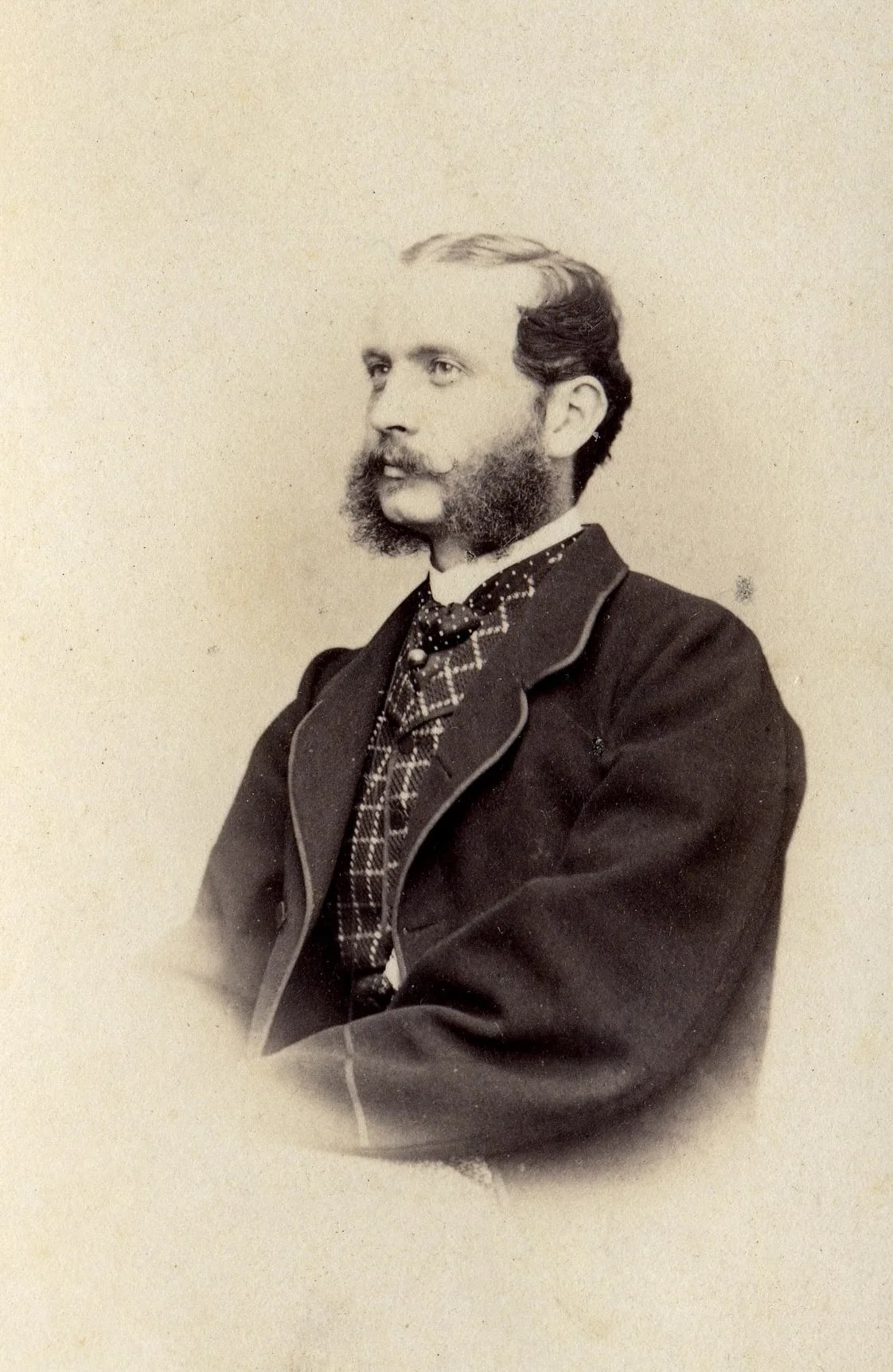 Porträt von Victor Widmann-Sedlnitzky (1836–1886) – Gedenkseite