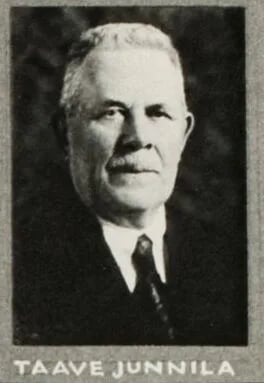 Portrait of Taave Junnila (1869–1943) – memorial page