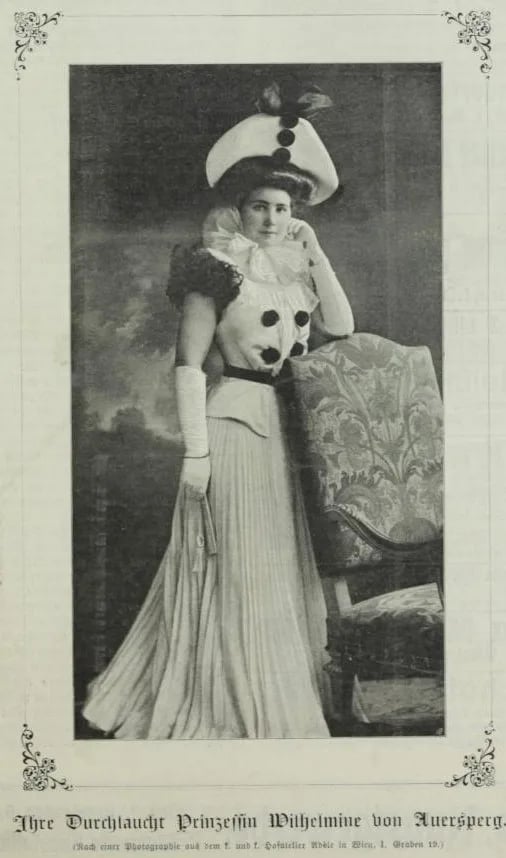 Portrait of Wilhelmine Kinsky (1857–1909) – memorial page