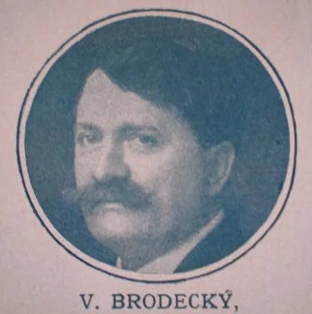 Porträt von Vilém Brodecký (1874–1950) – Gedenkseite