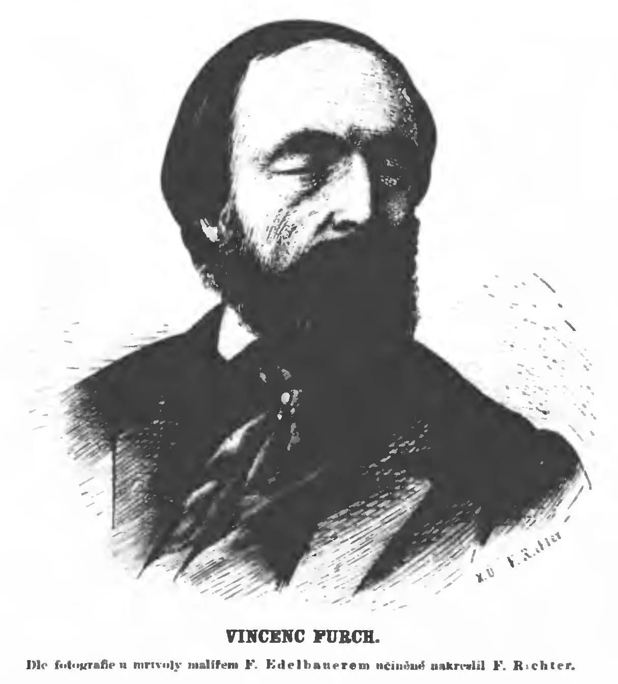 Portrait of Vincenc Furch (1817–1864) – memorial page