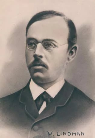 Portrait of Werner Lindman (1855–1915) – memorial page