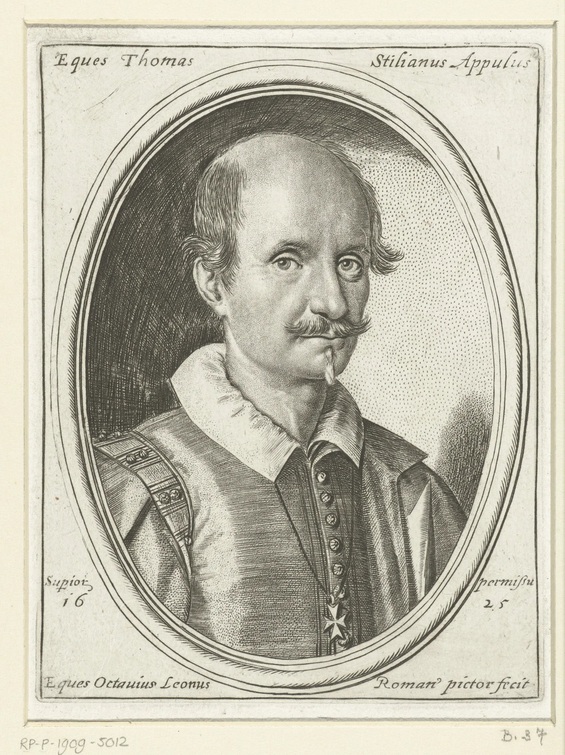Porträt von Tommaso Stigliani (1573–1651) – Gedenkseite