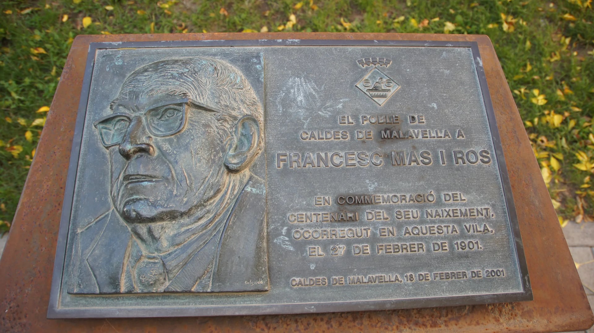 Porträt von Francesc Mas i Ros (1901–1985) – Gedenkseite