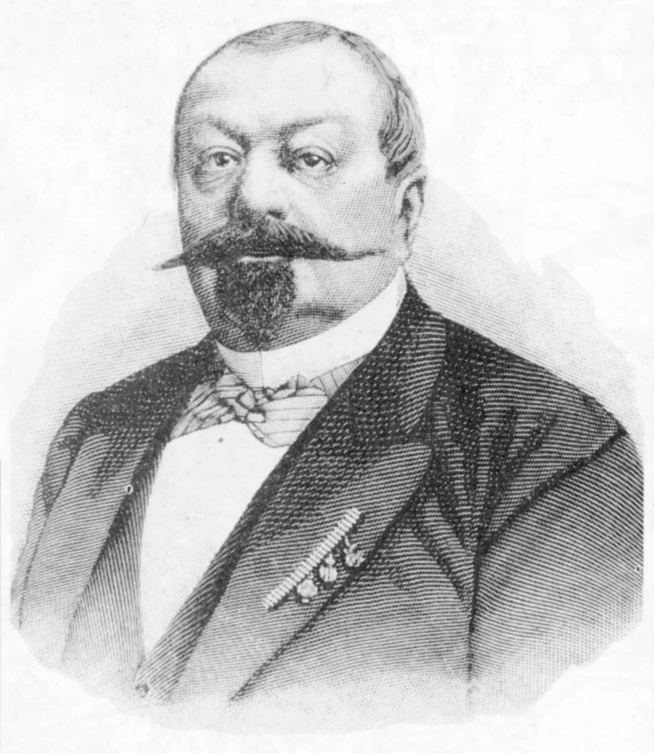 Porträt von Johann von Zimmermann (1820–1901) – Gedenkseite