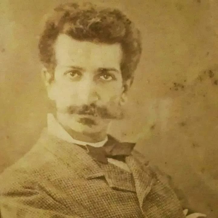 Porträt von Giuseppe dell’Orefice (1848–1889) – Gedenkseite
