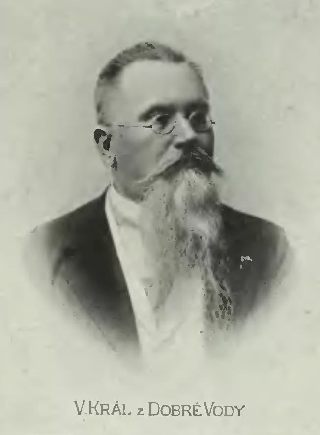 Portrait of Adalbert Král von Dobrá Voda (1844–1913) – memorial page