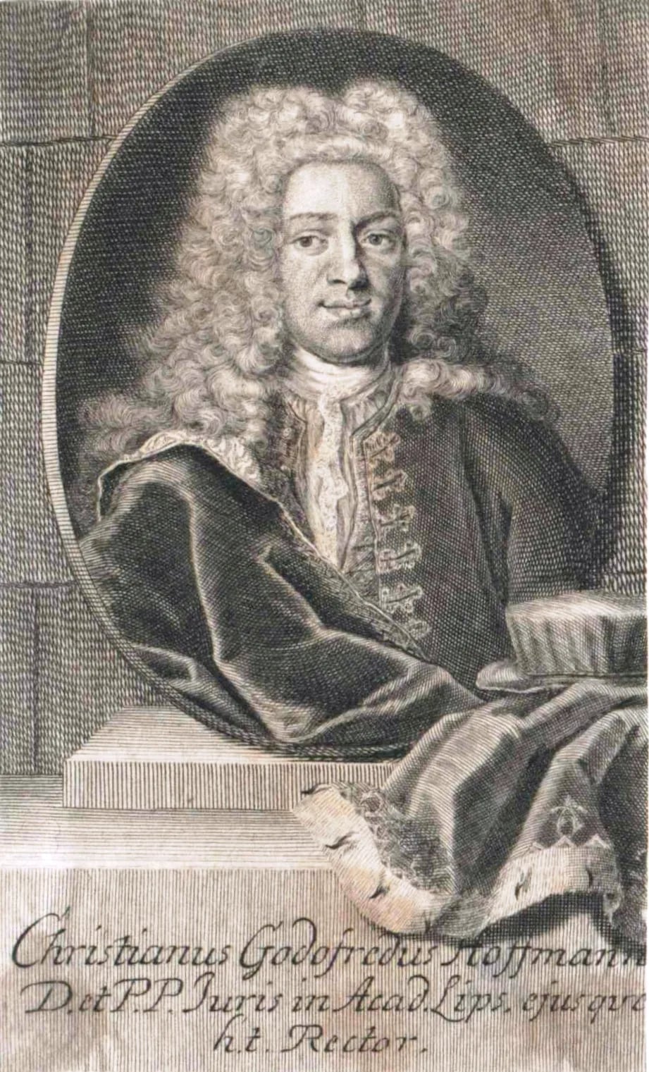 Portrait of Christian Gottfried Hoffmann (1692–1735) – memorial page