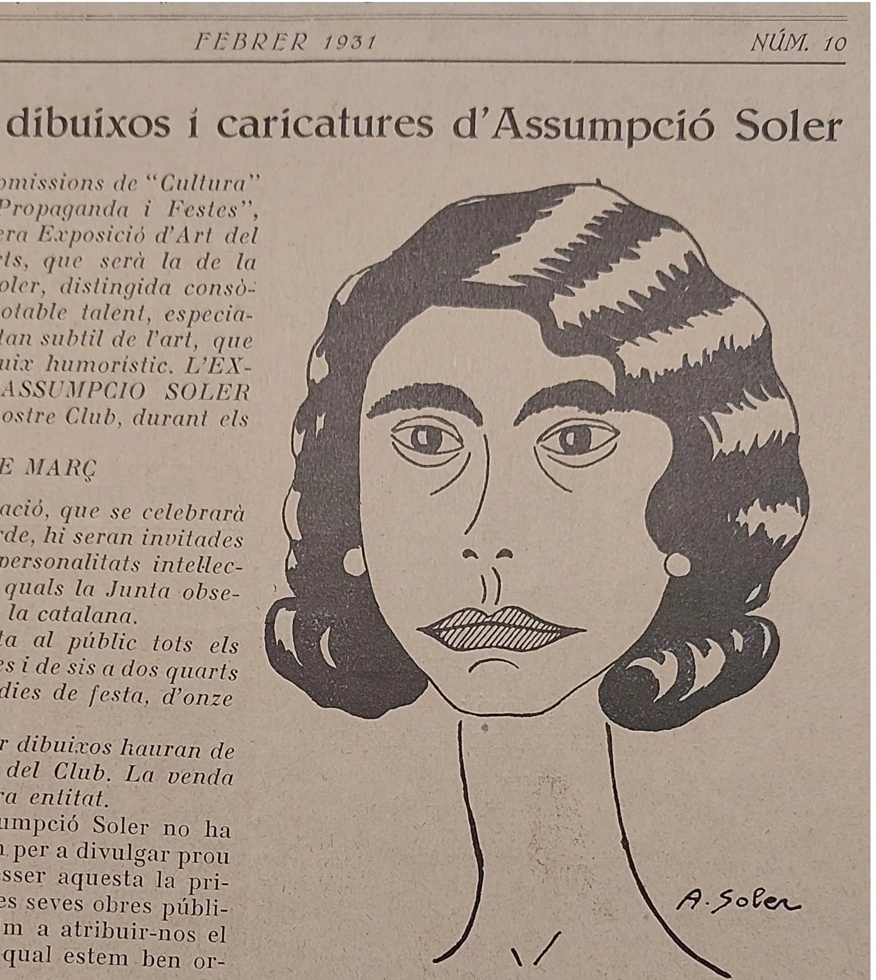 Porträt von Maria Assumpció Soler i Font (1913–2004) – Gedenkseite