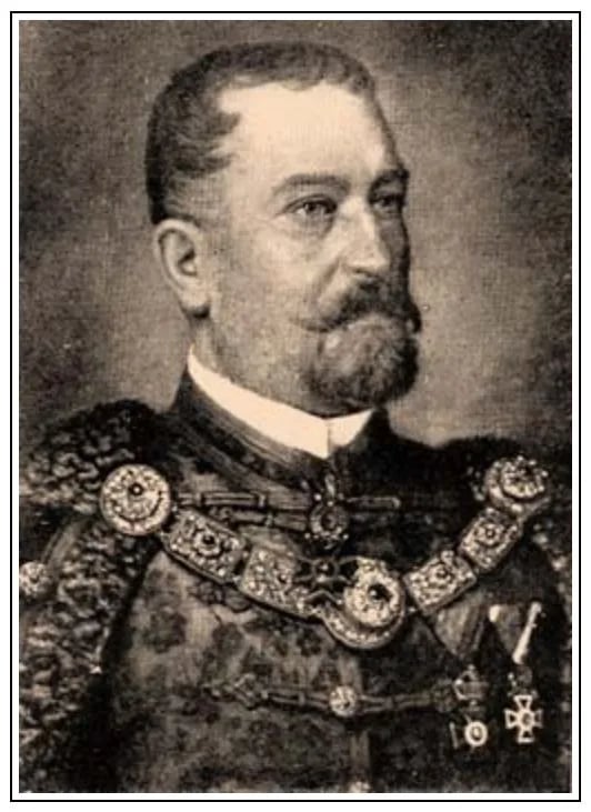 Porträt von Béla Sándor (1843–1901) – Gedenkseite