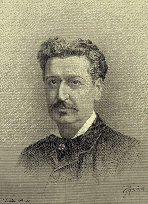 Porträt von Tito Mattei (1841–1914) – Gedenkseite