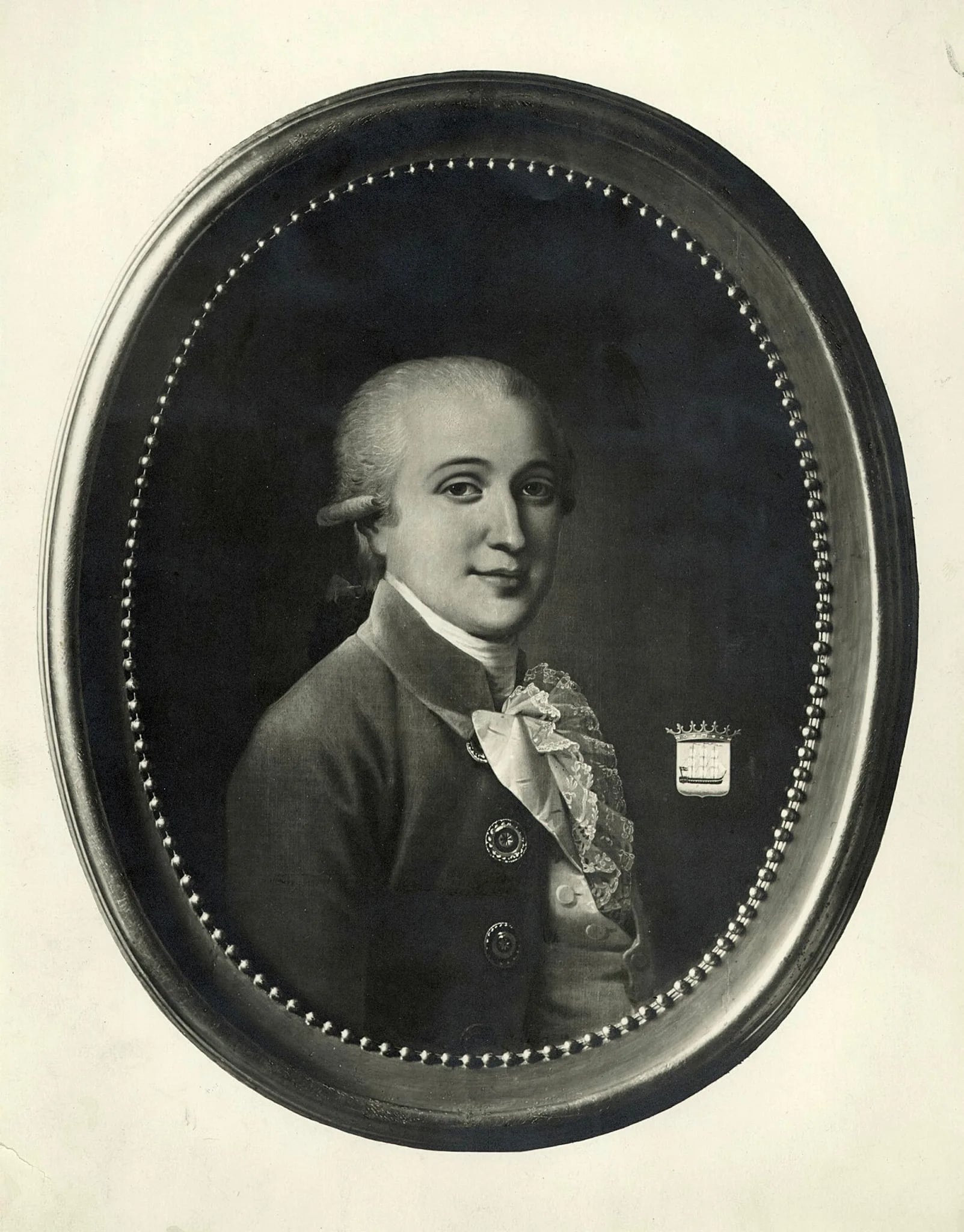 Porträt von Frederik Adeler (1764–1816) – Gedenkseite