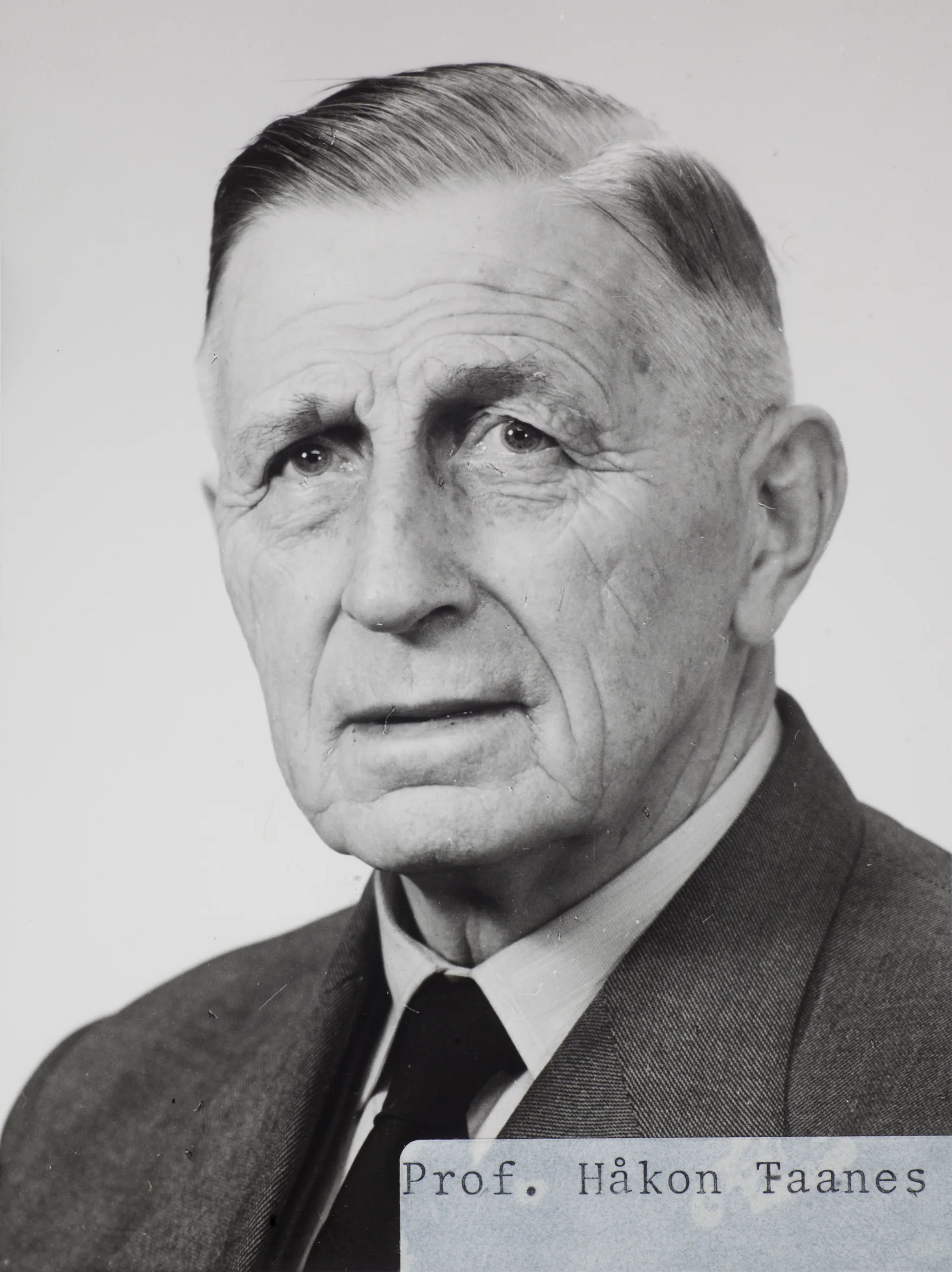 Portrait of Haakon Faanes (1884–1966) – memorial page
