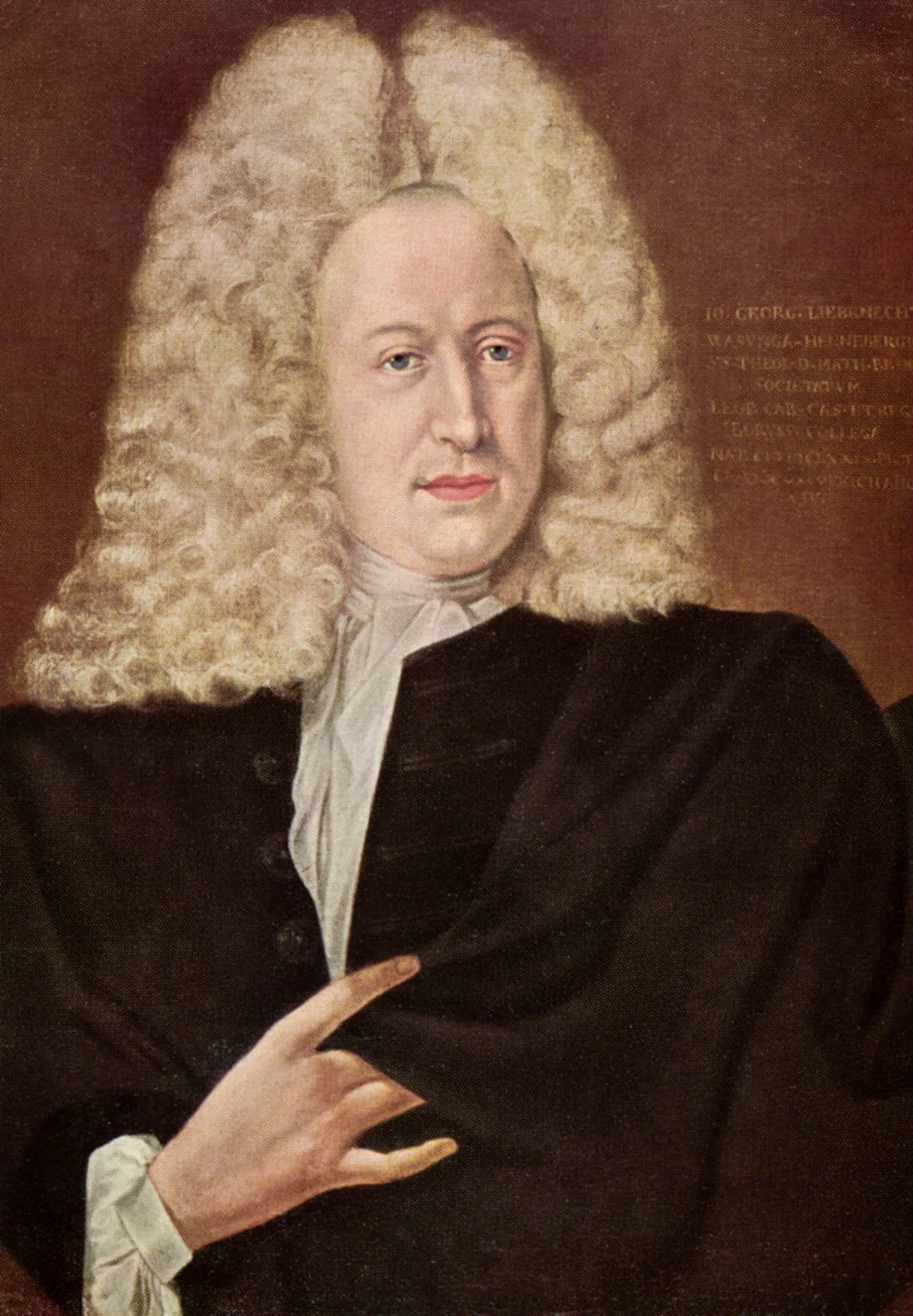 Porträt von Johann Georg Liebknecht (1679–1749) – Gedenkseite