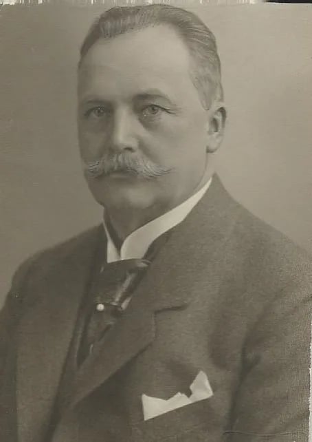 Porträt von Hans Jørginus Hansen (1857–1919) – Gedenkseite