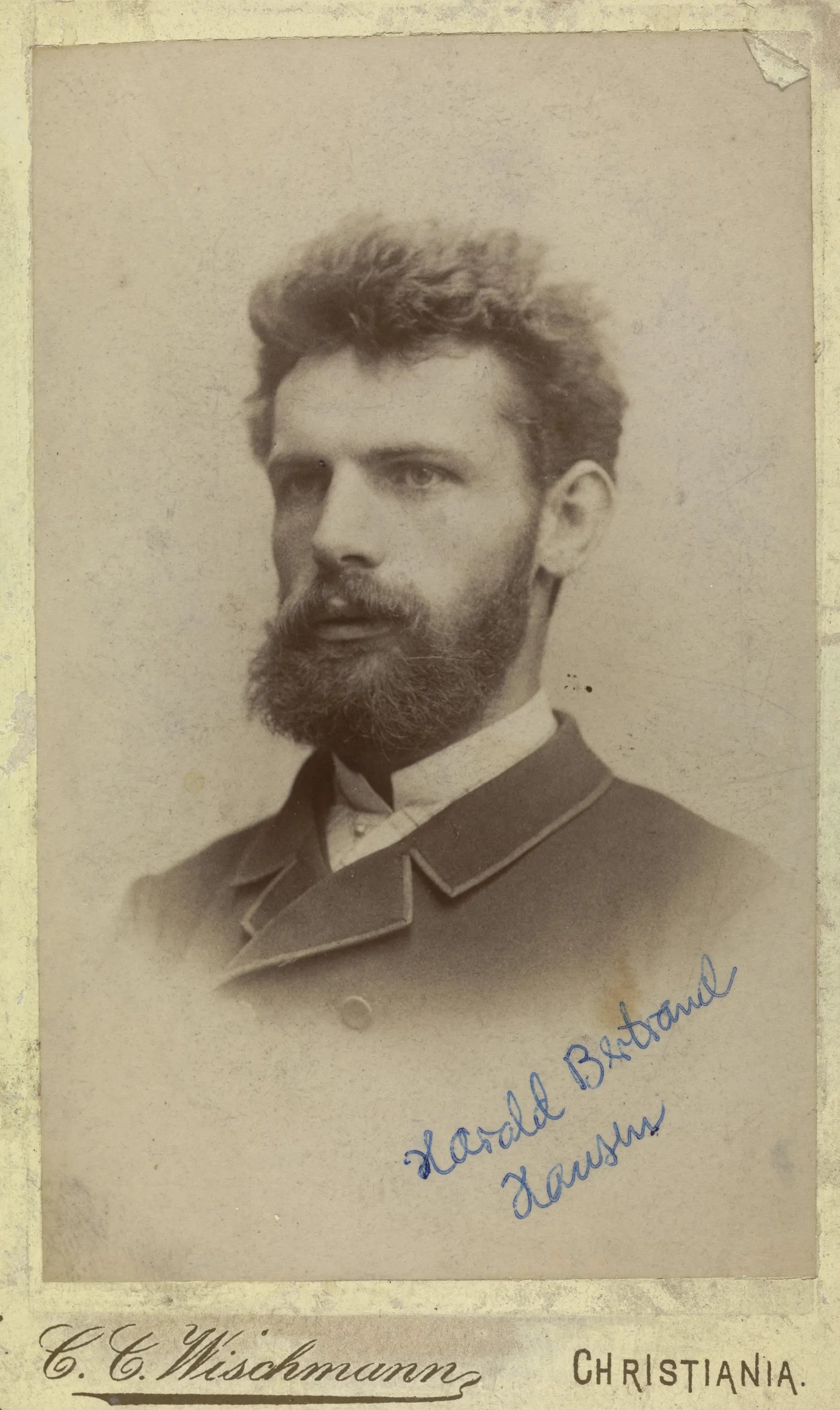 Porträt von Harald Bertrand (1856–1890) – Gedenkseite