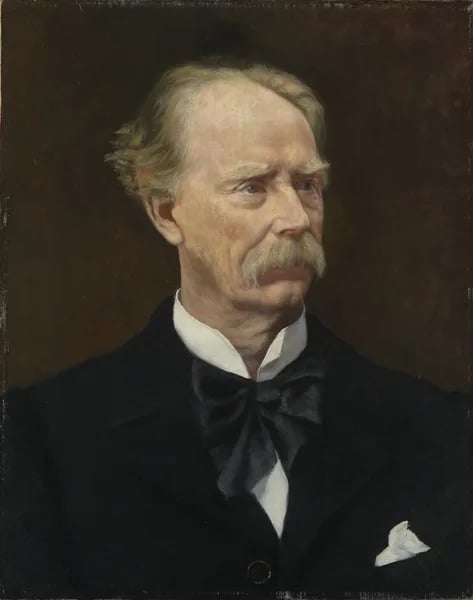 Portrait of Henrik Homan (1824–1900) – memorial page