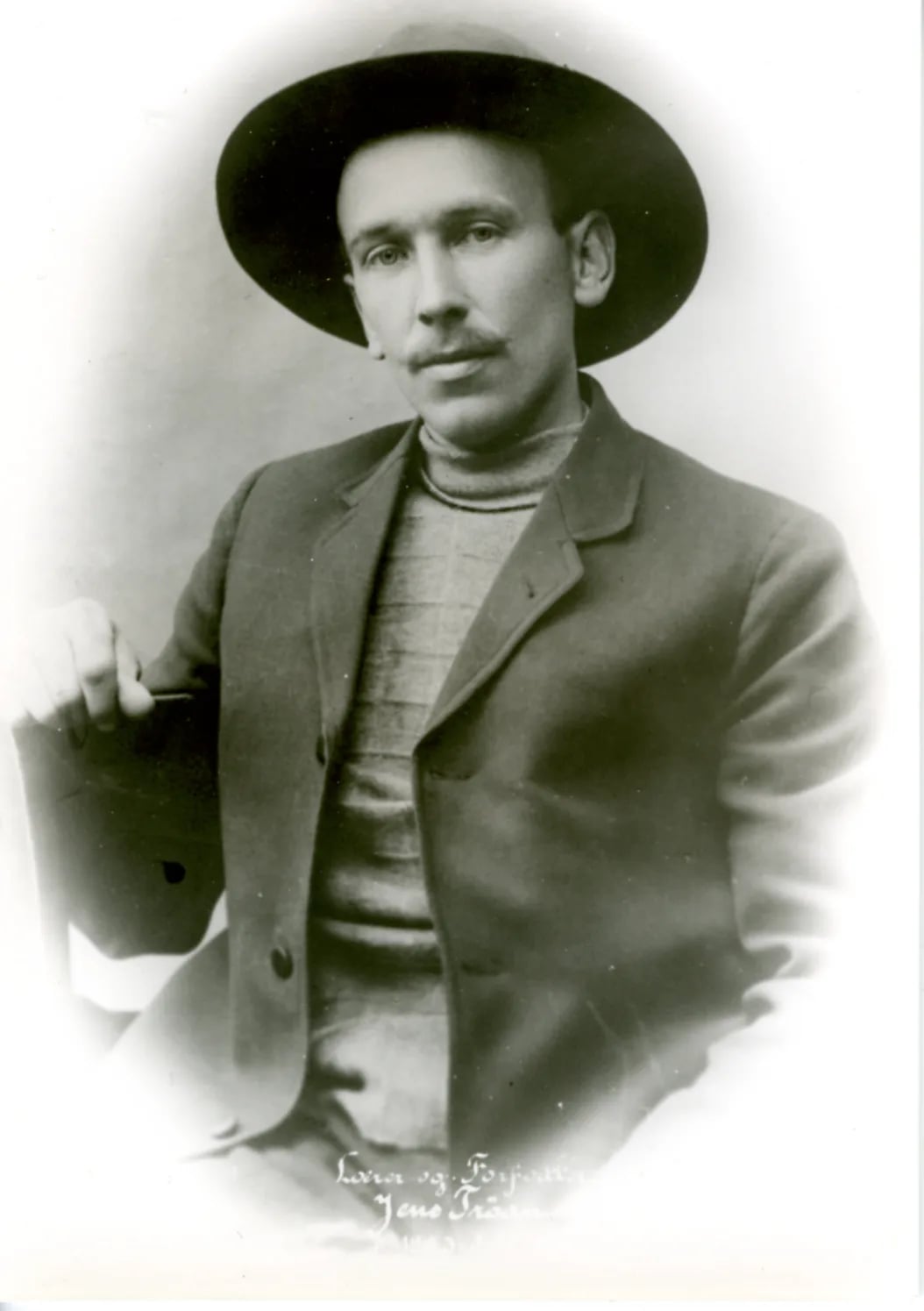 Portrait of Jens Trøan (1883–1911) – memorial page