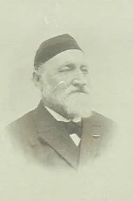 Portrait of Johan Christian Djurhuus (1834–1918) – memorial page