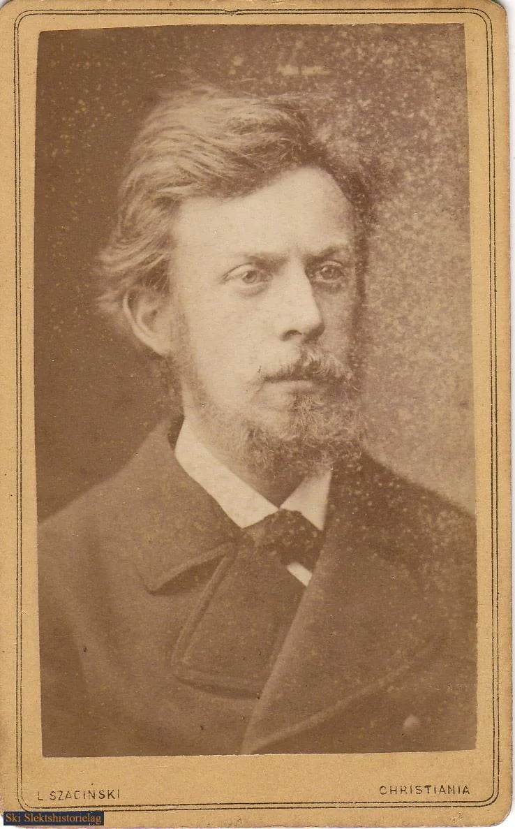 Portrait of Karl Gustav Jensen-Hjell (1862–1888) – memorial page