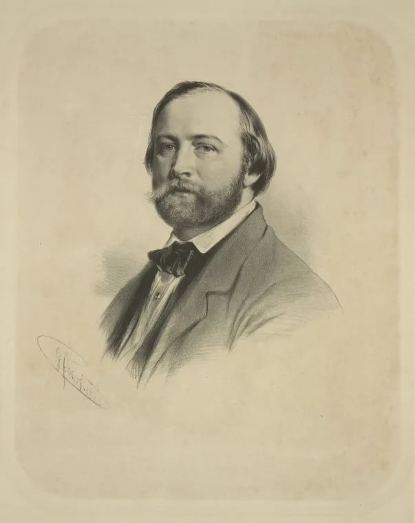 Portrait of Eduard Sabbath (1826–1898) – memorial page