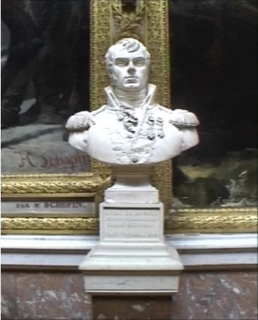 Porträt von Nicolas Bernard Guiot de Lacour (1771–1809) – Gedenkseite