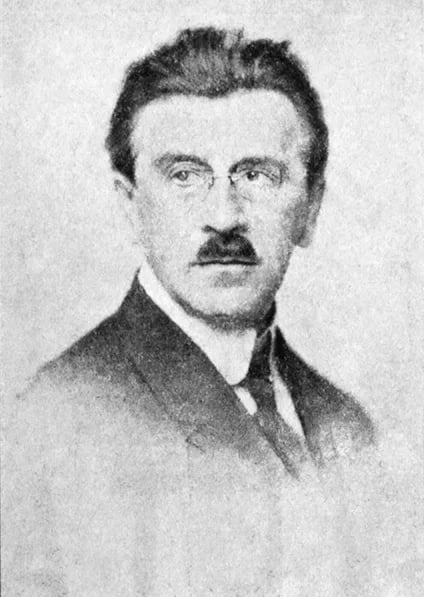 Porträt von Václav Ertl (1875–1929) – Gedenkseite