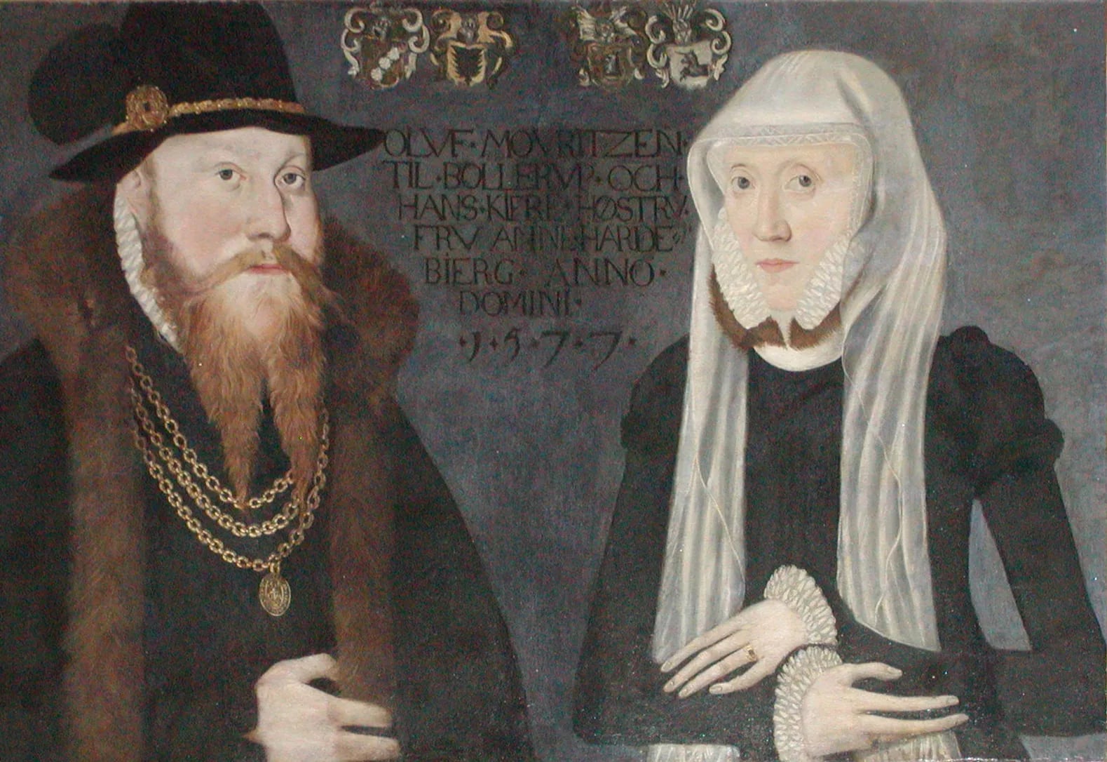 Portrait of Oluf Mouritsen Krognos (1535–1573) – memorial page