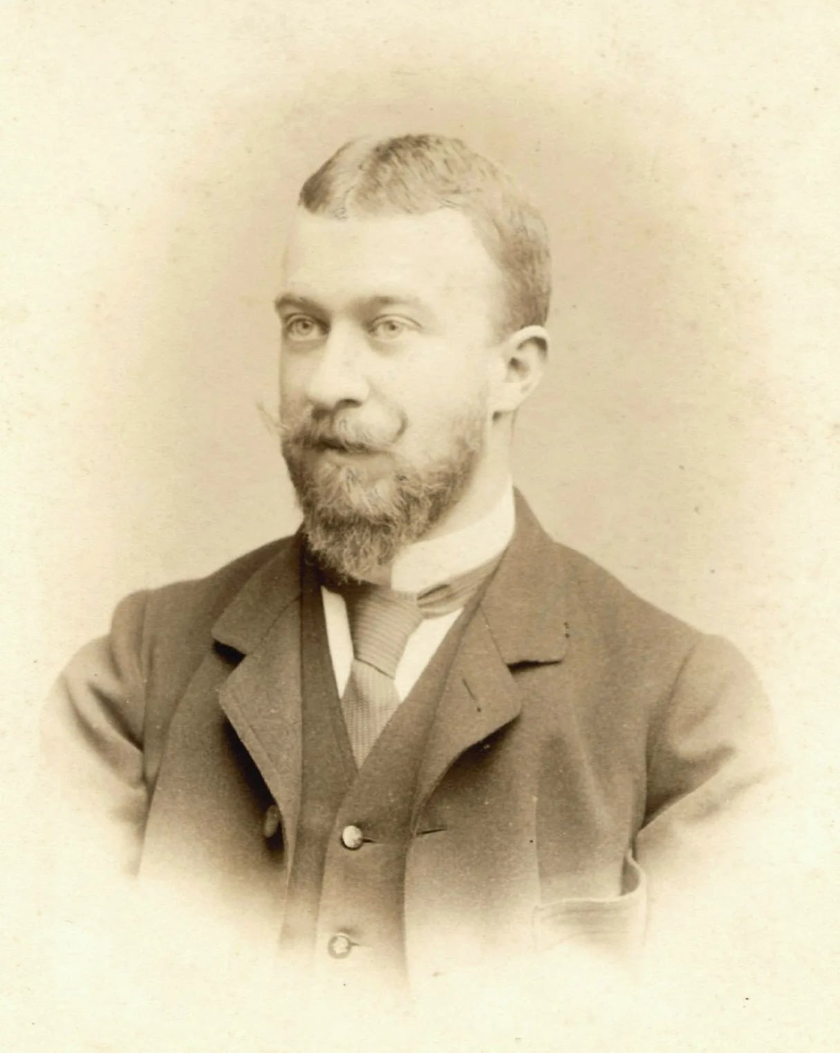 Porträt von Ferdinand Maria Heinrich von Buquoy (1856–1909) – Gedenkseite