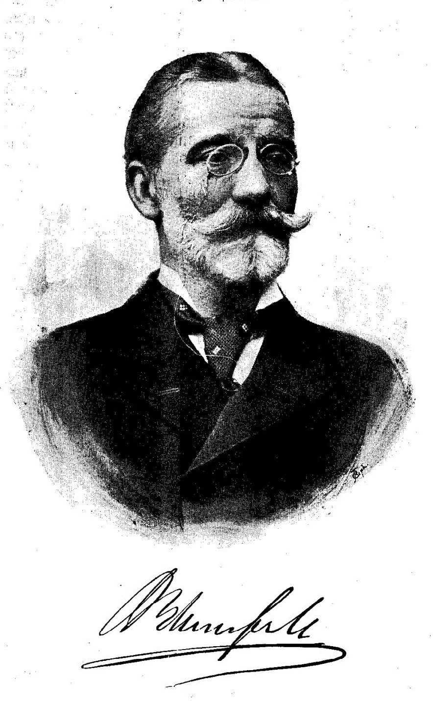 Porträt von Ferdinand von Blumfeld (1836–1902) – Gedenkseite