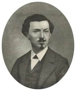 Porträt von Gabriel de Rumine (1841–1871) – Gedenkseite