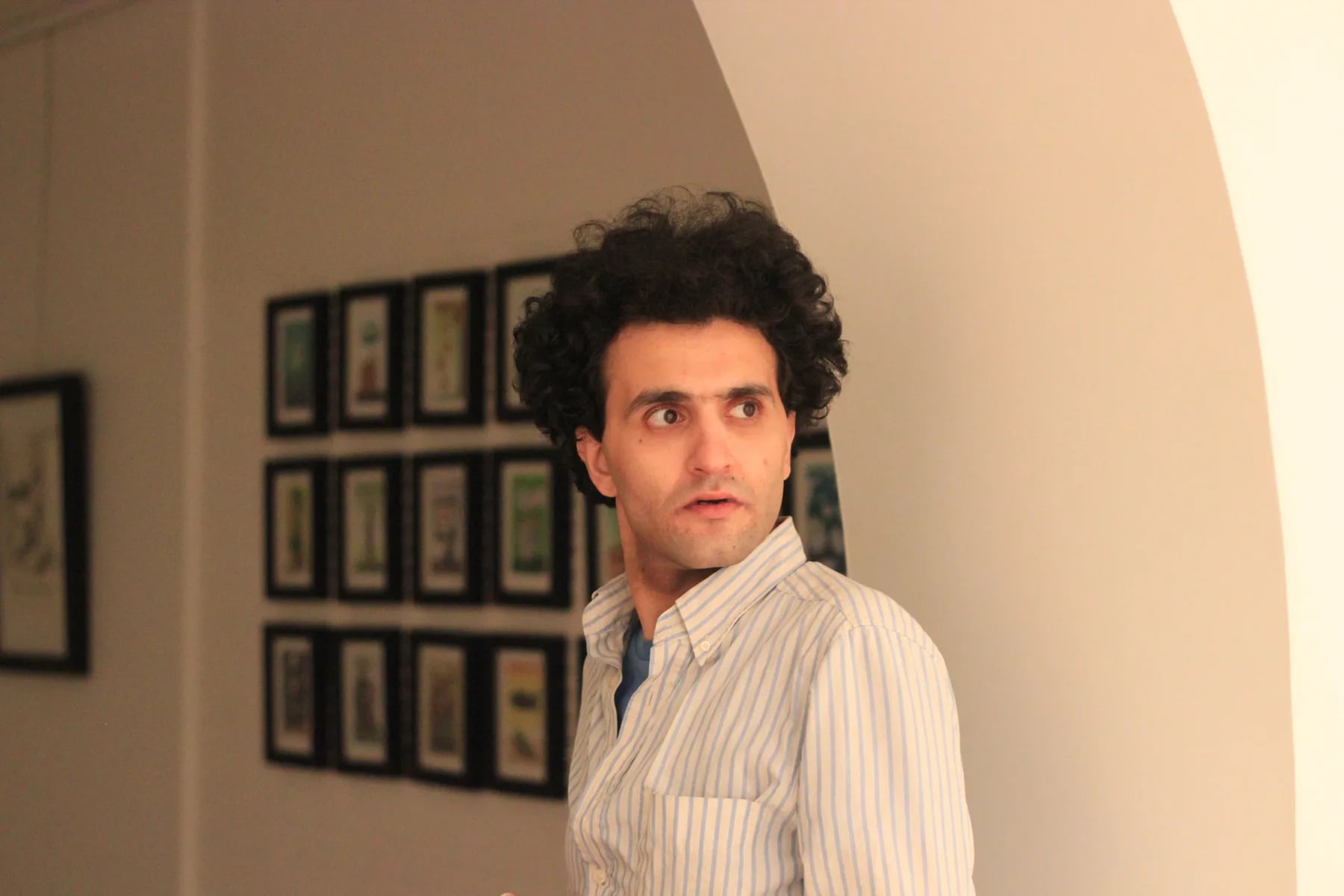Porträt von Davoud Ahmadi Mouness (1983–2025) – Gedenkseite