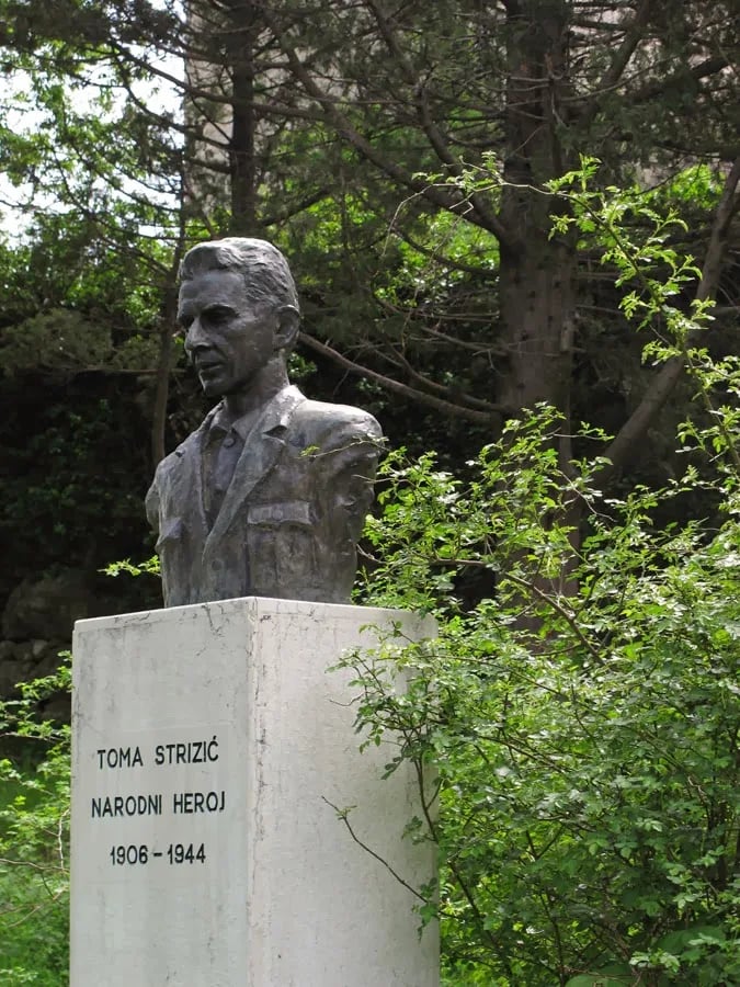 Porträt von Tomo Strizicj (1906–1944) – Gedenkseite