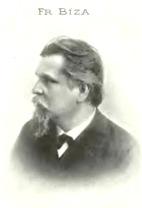 Porträt von František Bíza (1849–1904) – Gedenkseite