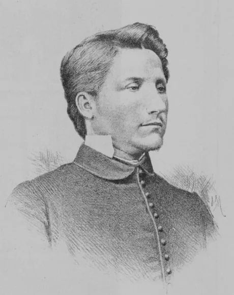 Porträt von František Chalupa (1857–1890) – Gedenkseite
