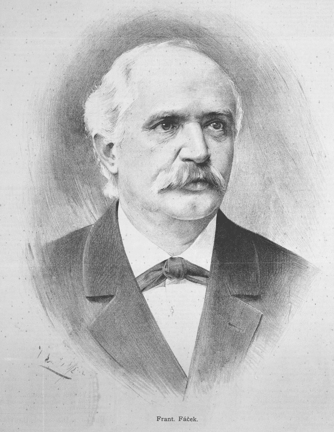 Portrait of František Fáček (1826–1889) – memorial page