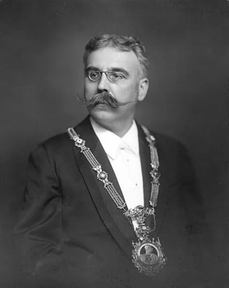 Porträt von František Hasa (1863–1945) – Gedenkseite