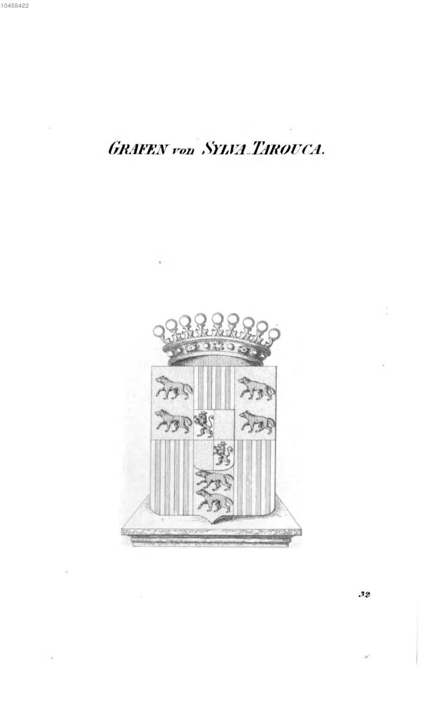 Porträt von František Josef Lothar Silva-Tarouca (1773–1835) – Gedenkseite