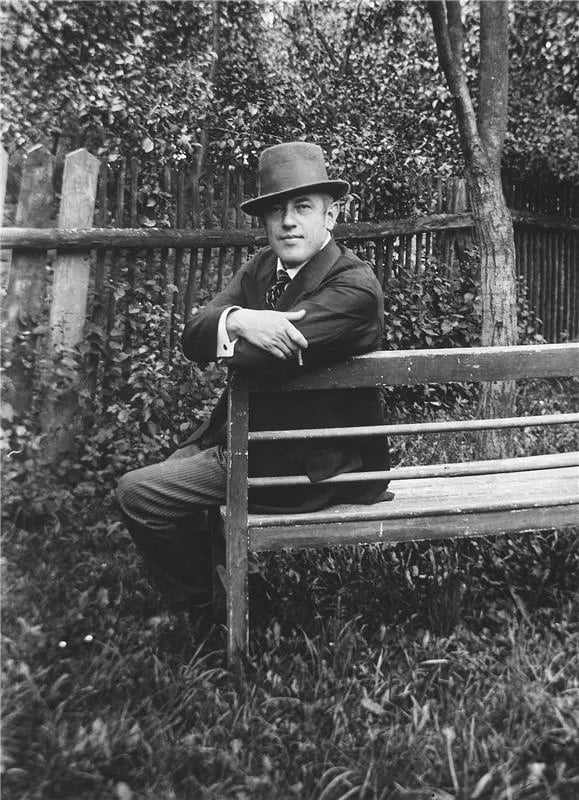 Porträt von František Picka (1873–1918) – Gedenkseite