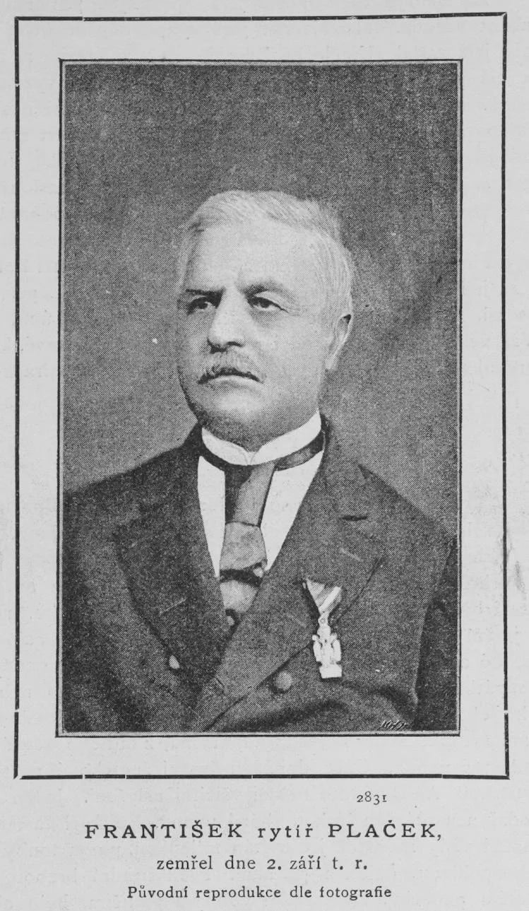 Porträt von František Plaček (1809–1888) – Gedenkseite