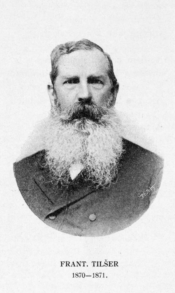 Porträt von František Tilšer (1825–1913) – Gedenkseite
