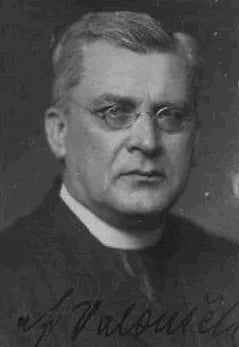 Porträt von František Valoušek (1863–1932) – Gedenkseite