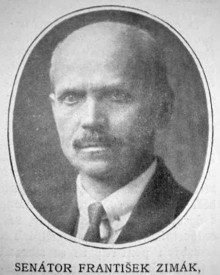 Porträt von František Zimák (1872–1940) – Gedenkseite