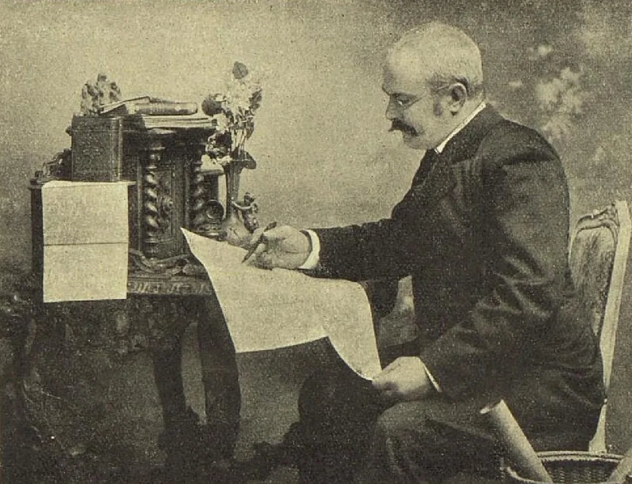 Porträt von Hanuš Kuffner (1861–1929) – Gedenkseite