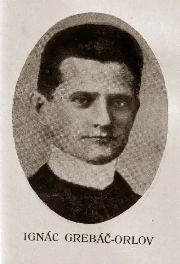 Porträt von Ignác Grebáč-Orlov (1888–1957) – Gedenkseite
